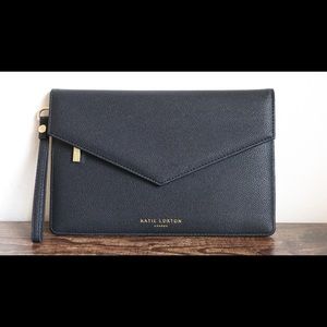 Katie Loxton black clutch bag